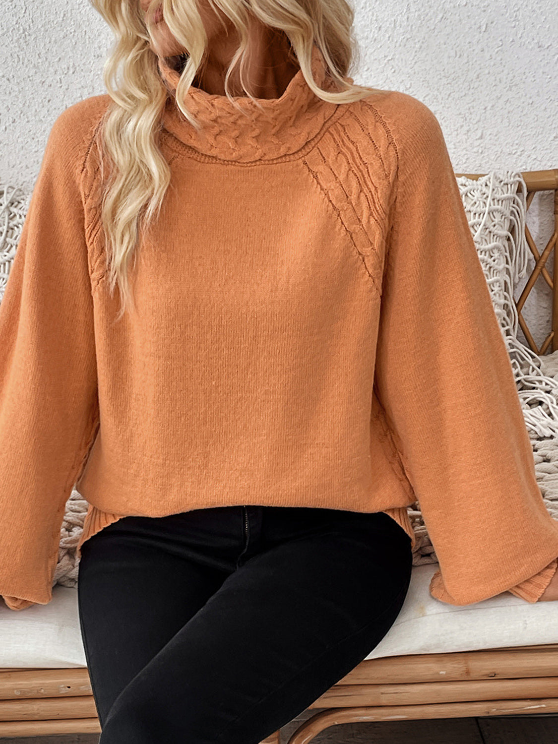 Stilla | Strik Turtleneck Langærmet Sweater Levere