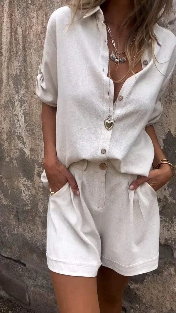 Stilla | Flydende Blusekjole Elegant Online salg