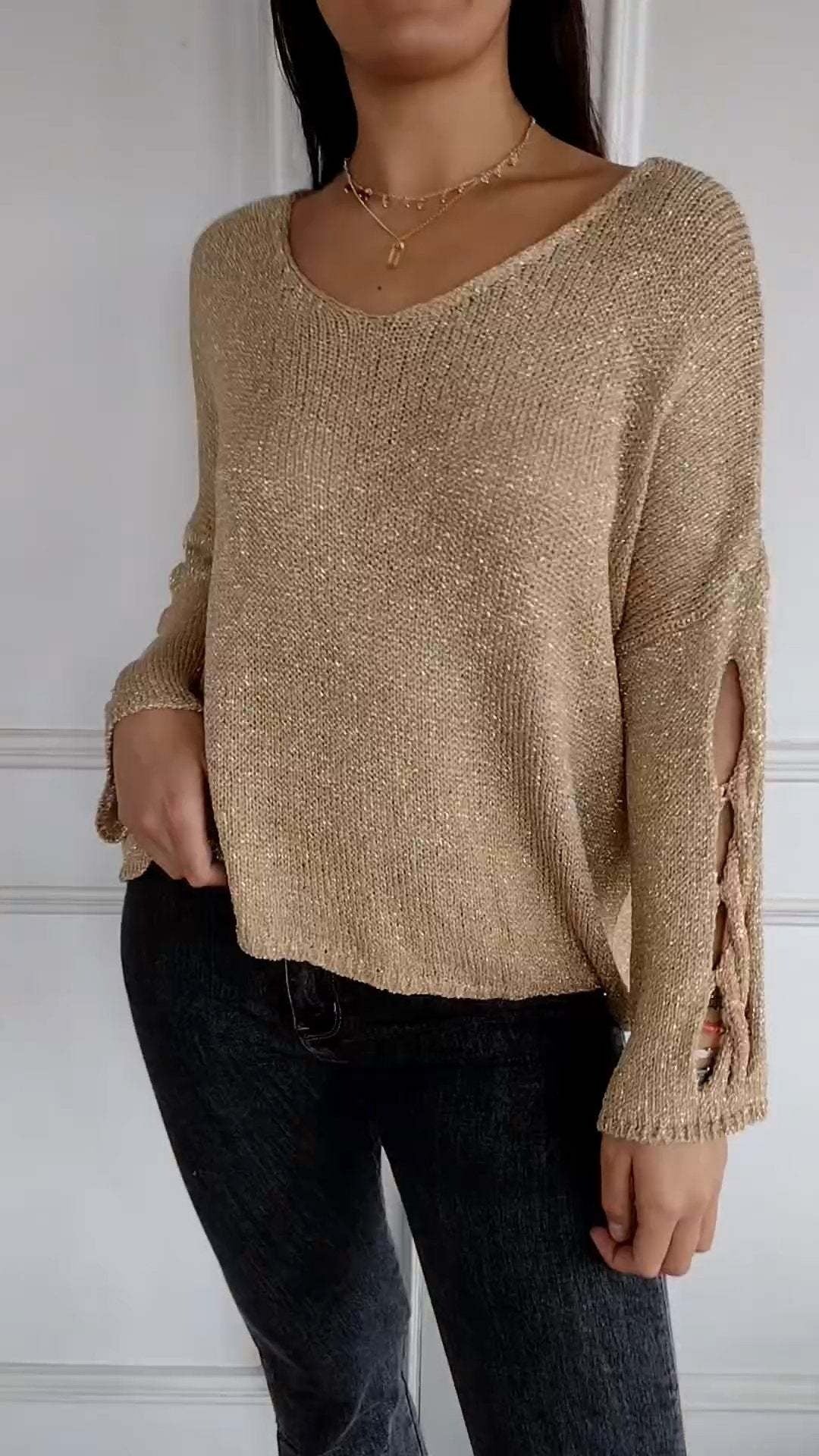 Stilla | Hollow Design Casual Sweater Justine Udsalg