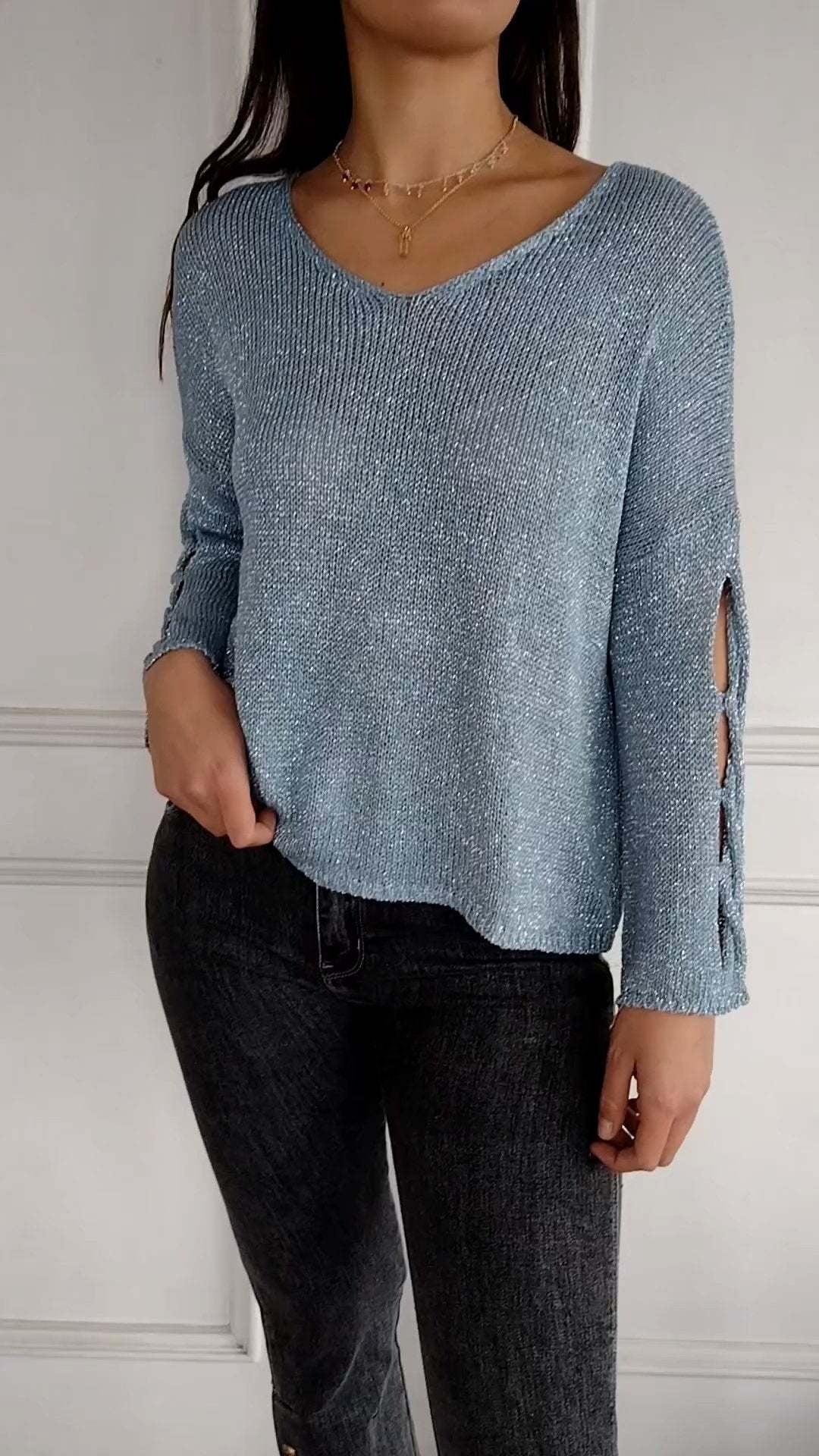 Stilla | Hollow Design Casual Sweater Justine Udsalg