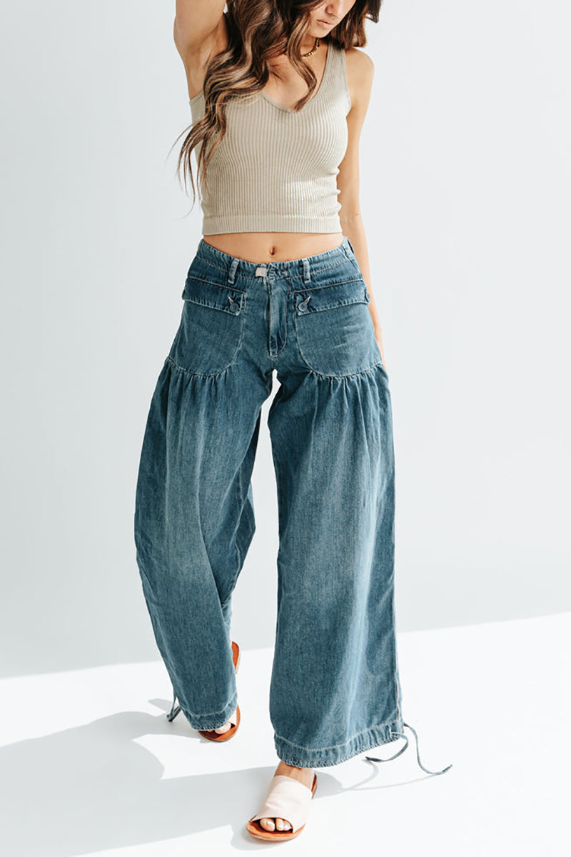 Stilla | Lommer Snøre Ballon Jeans