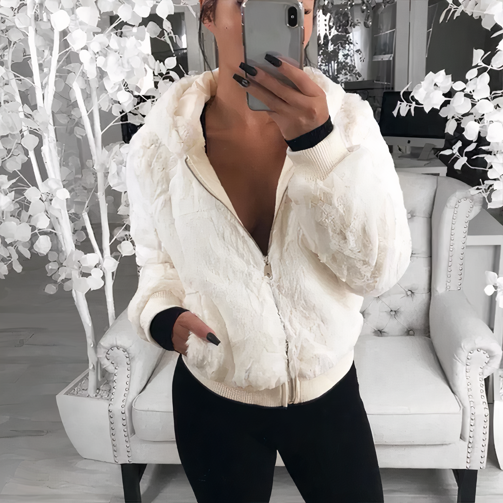 Stilla | Casual Jakke Med Hætte For Komfort Mode