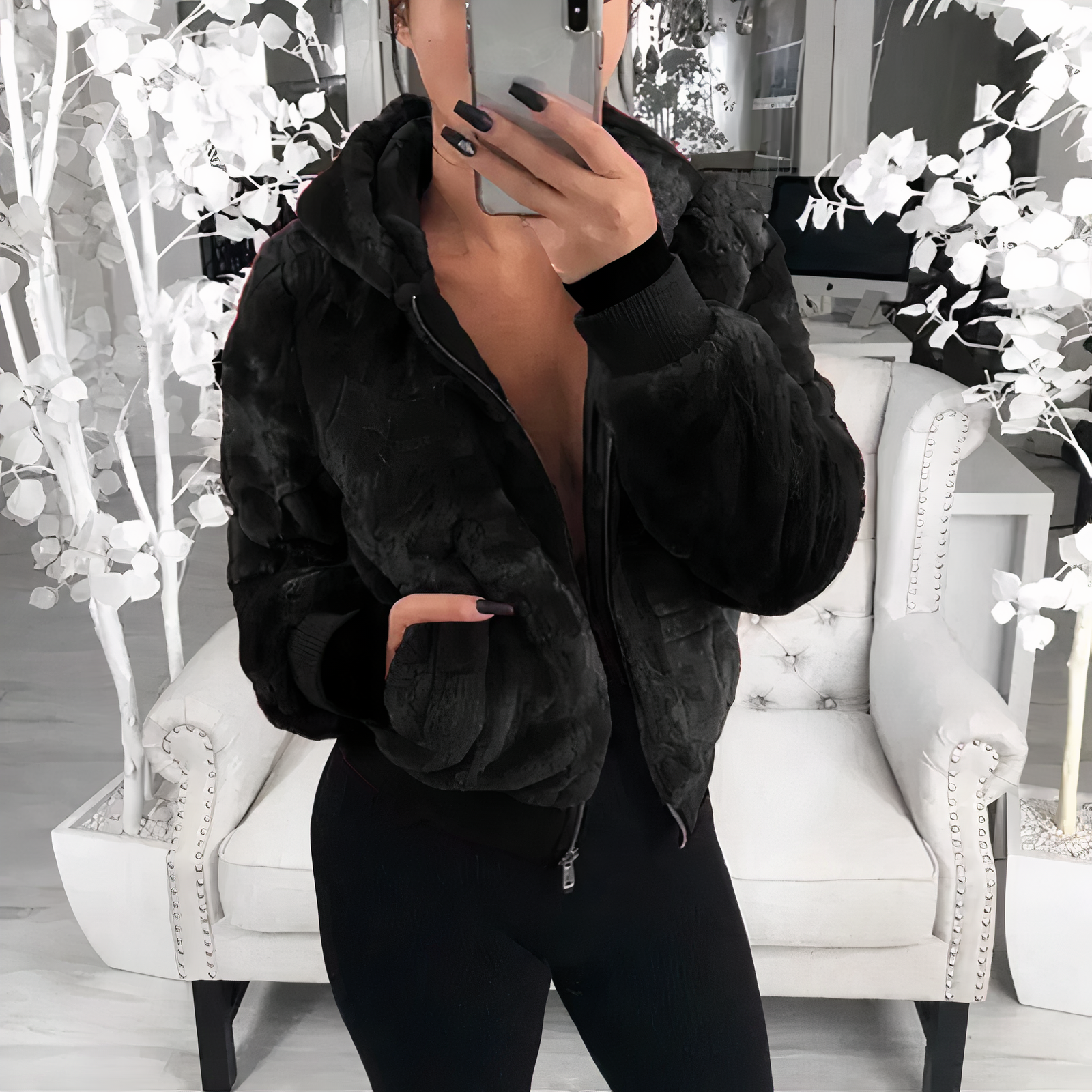 Stilla | Casual Jakke Med Hætte For Komfort Mode