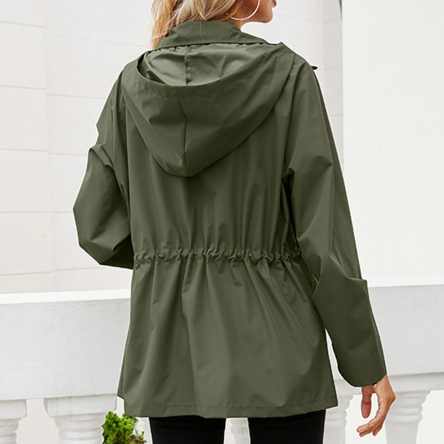 Stilla | Enkel Slank Behagelig Fleece Lang Sommerjakke