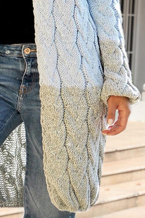 Stilla | Block Åben Front Kabelstrik Cardigan