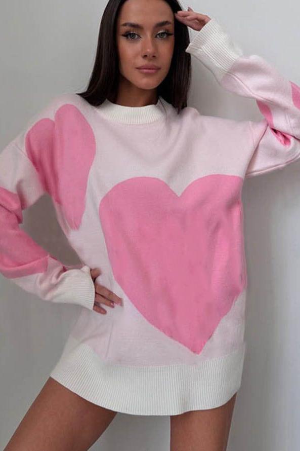 Stilla | Love Frynse Rund Hals Pullover Sweater Levere