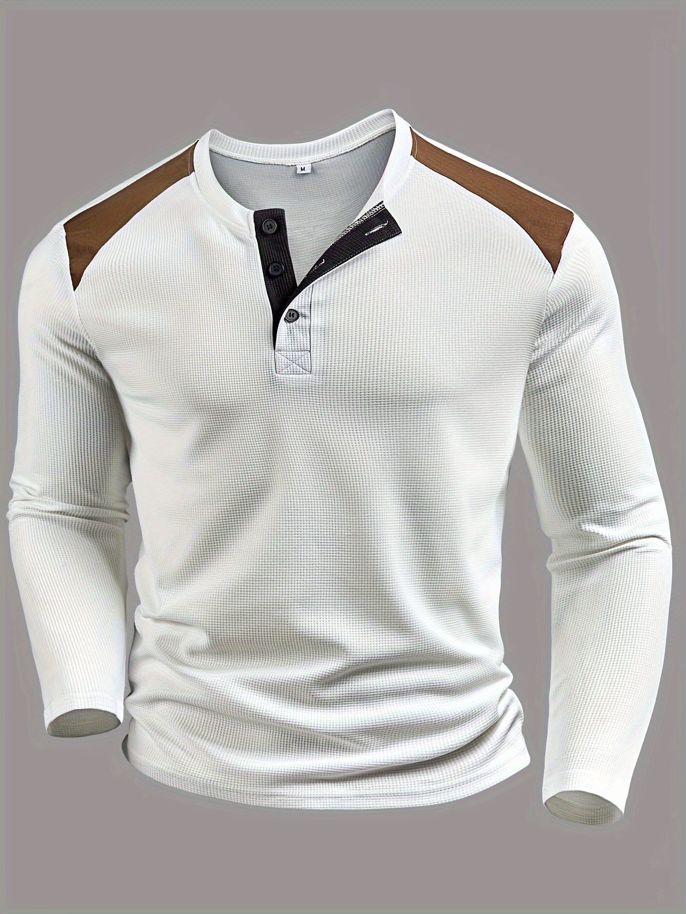 Stilla | Waffle Knit Henley Shirt Online nu