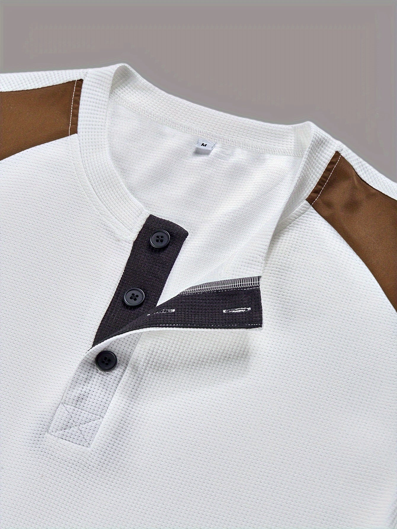 Stilla | Waffle Knit Henley Shirt Online nu
