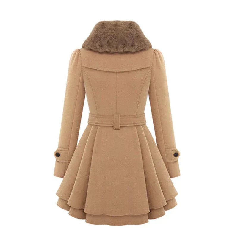 Stilla | Trench Chic Med Vegansk Pels Online nu