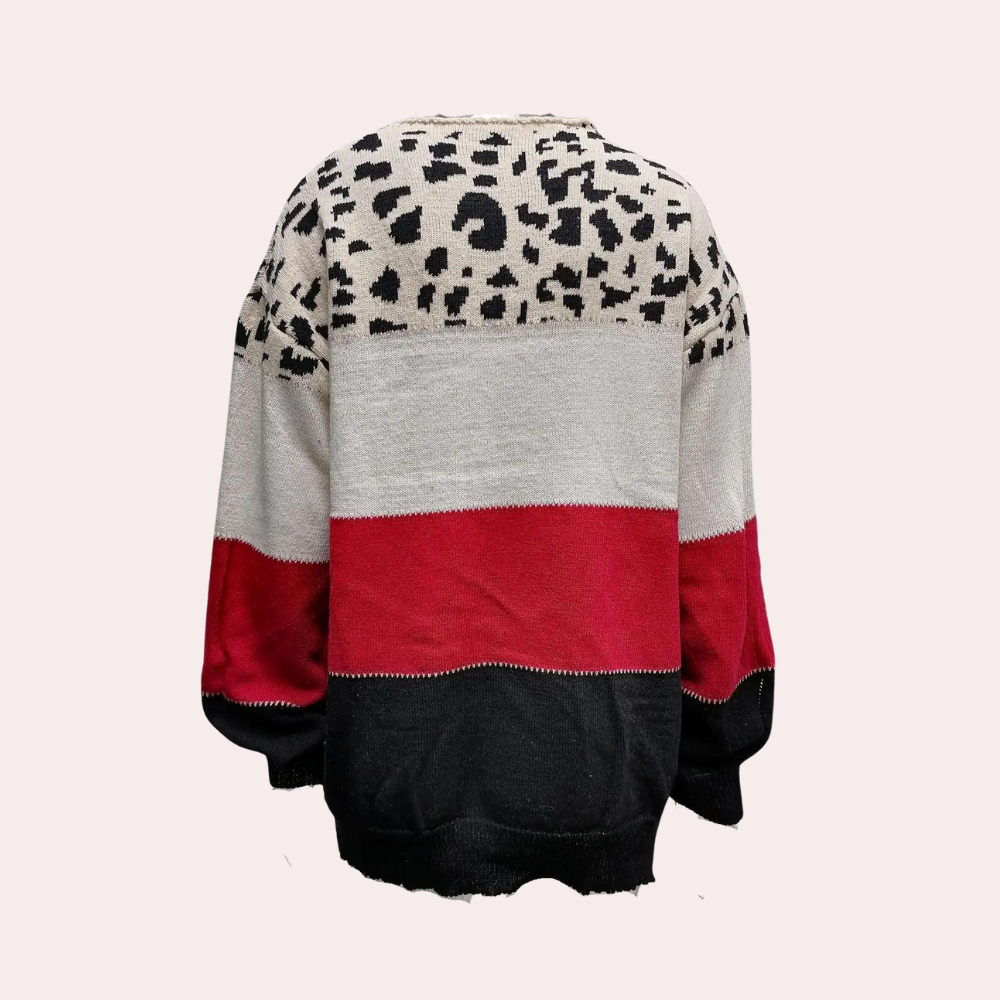 Stilla | Leopardfarvet sweater