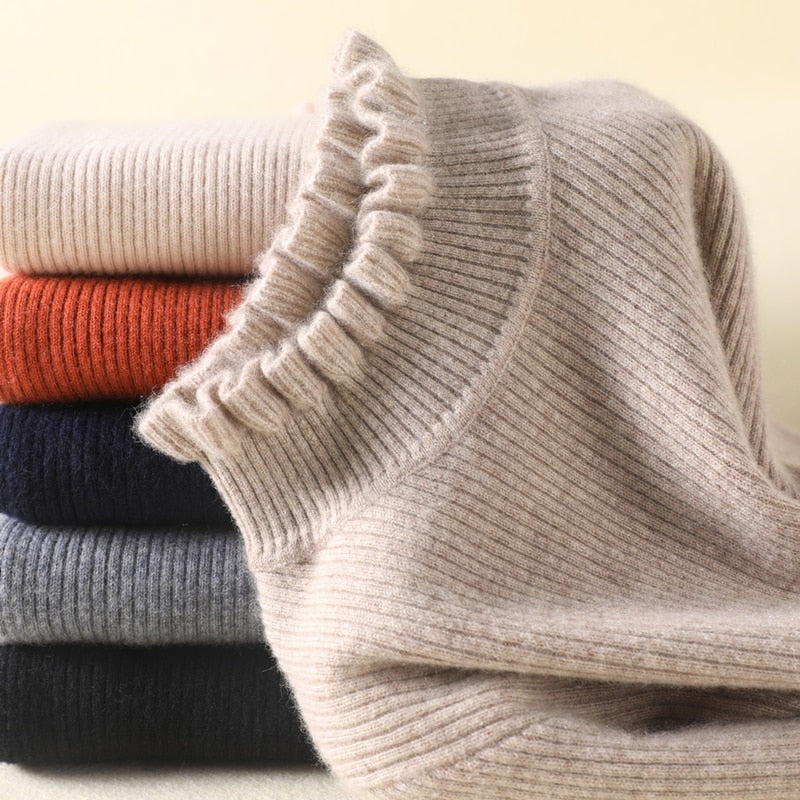 Stilla | Cashmere-Trøje med Rullekrave Online