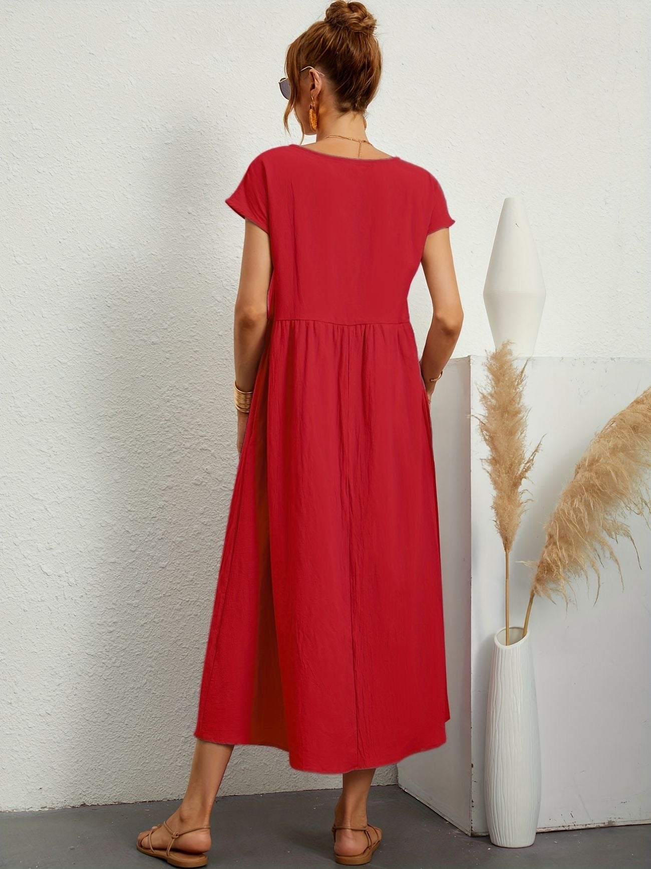 Stilla | O-Neck Casual Dress på udsalg