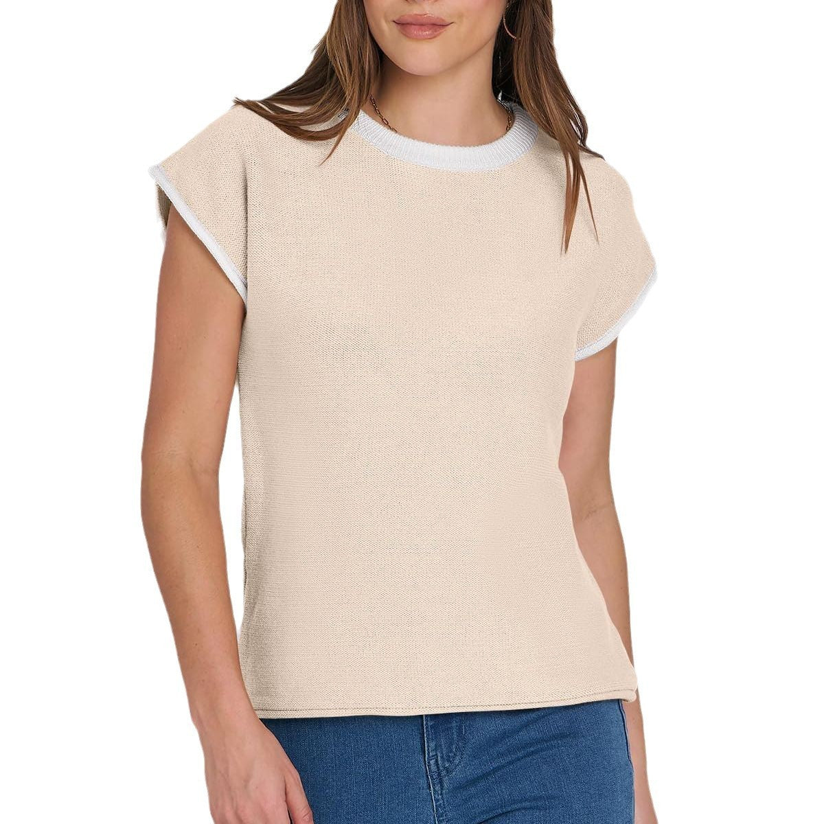 Stilla | Casual Stribet Sweater Levere