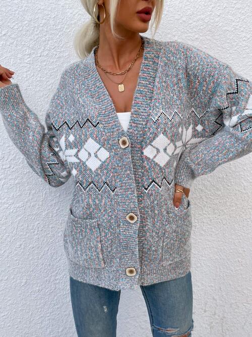 Stilla | Pocketed Button up Cardigan Online
