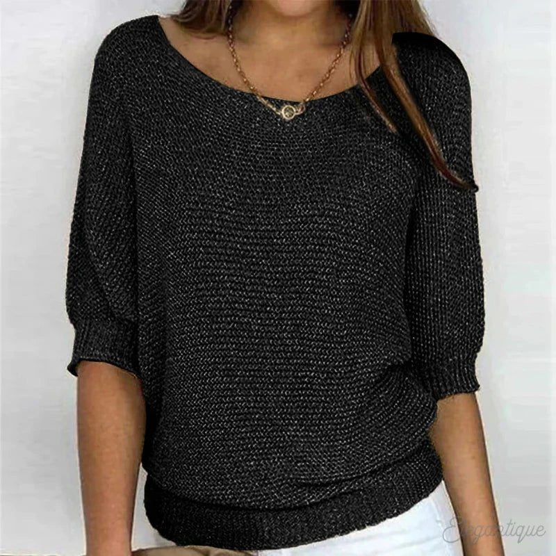 Stilla | Smart Cable Knit Design Damepullover Online nu
