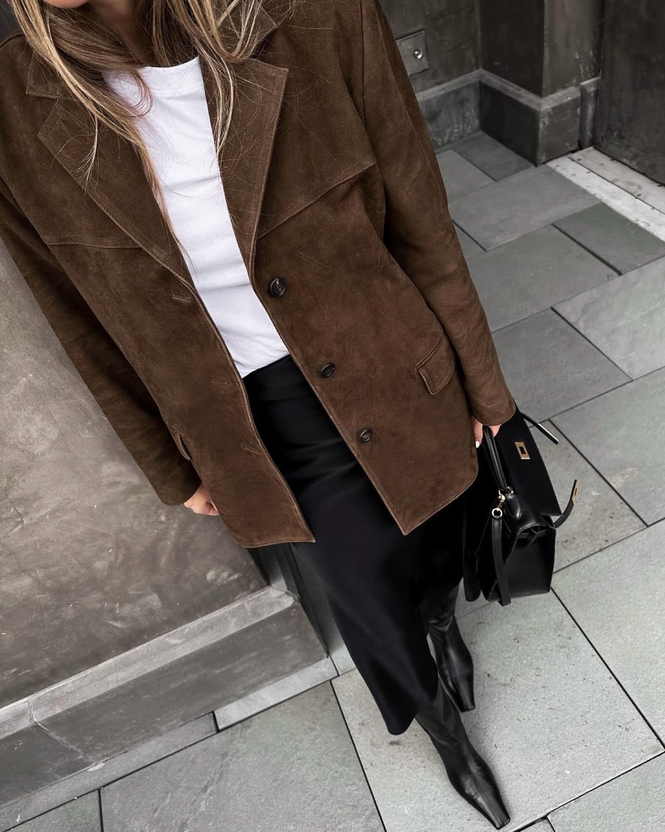 Stilla | Suede blazer med elegance Levere