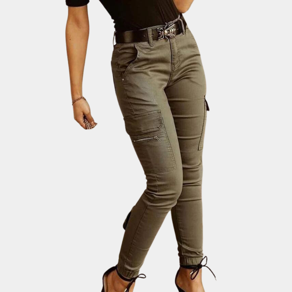 Stilla | Dame afslappede cargo-jeans Udsalg