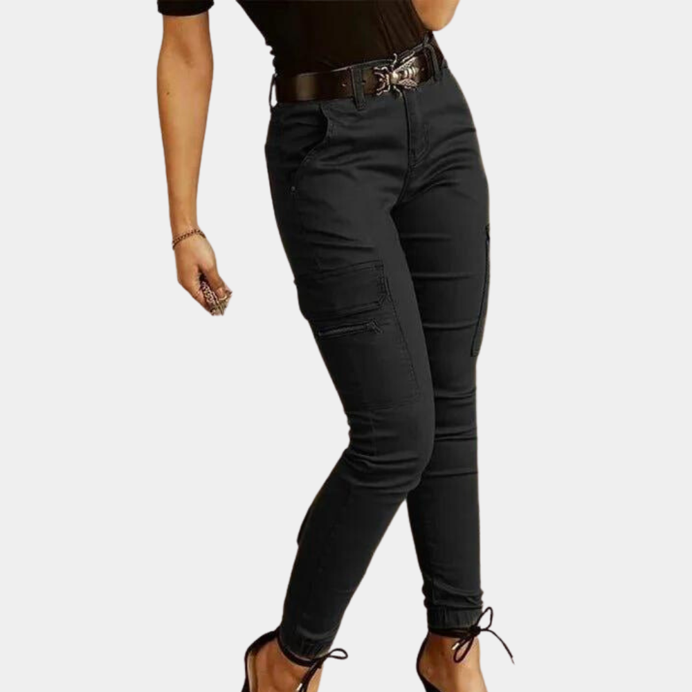 Stilla | Dame afslappede cargo-jeans Udsalg