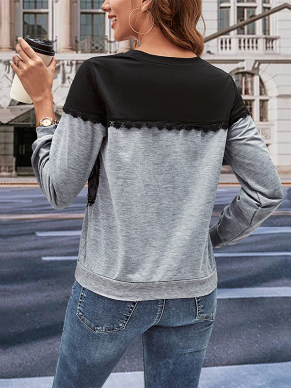 Stilla | Block Langærmet Hoodie Online nu