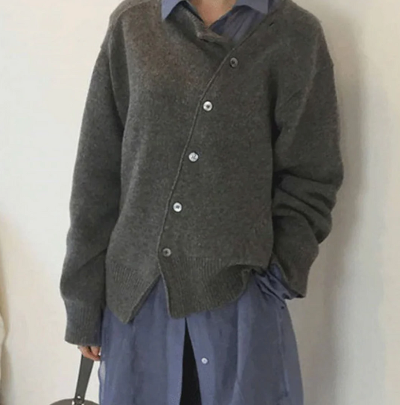 Stilla | Dame sweater med stilfulde knapdetaljer og moderne design Online nu
