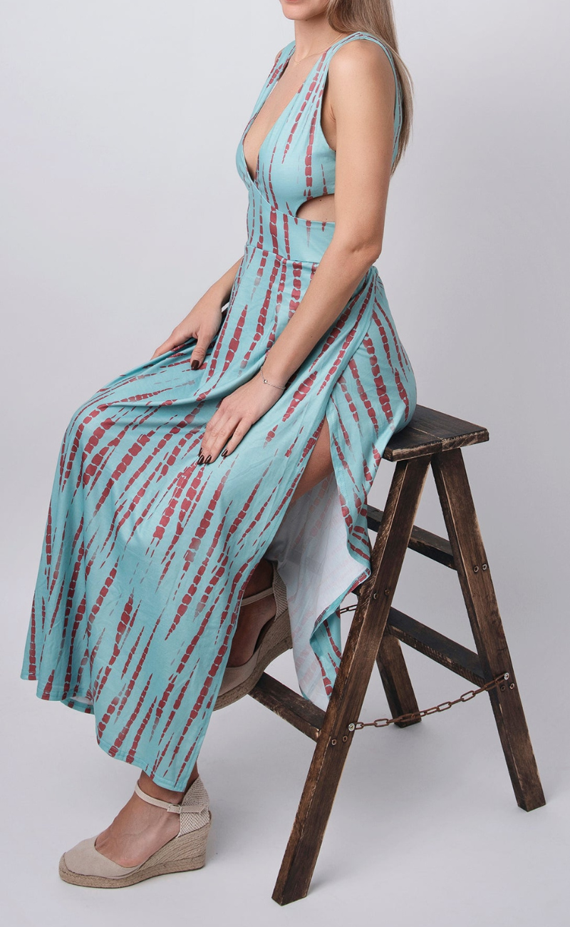 Stilla | Tie Dye Kjole Med Split Til Damer Online nu