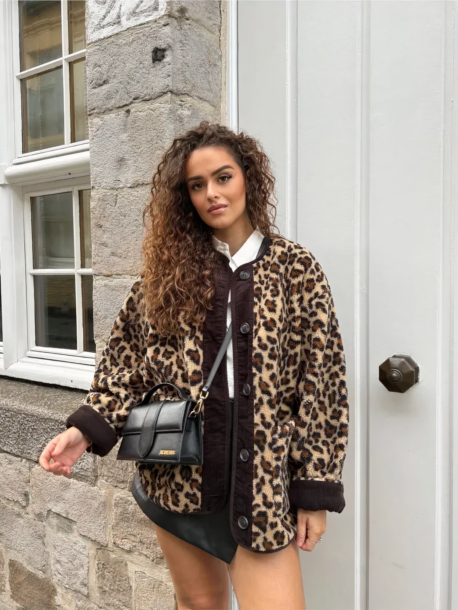 Stilla | Leopardjakke Med Moderne Snit