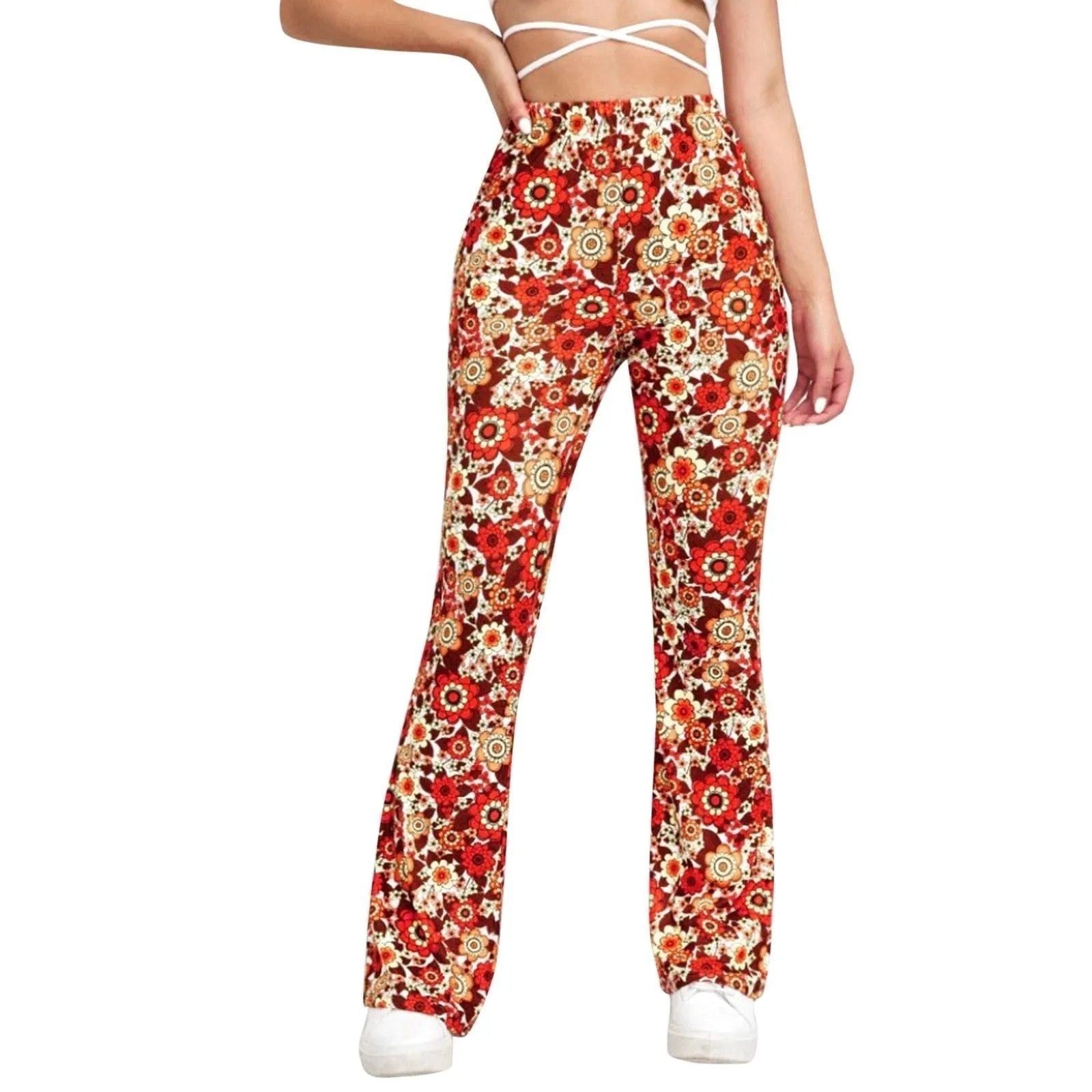 Stilla | Bukser Blomsterprint Elastisk Talje Levere