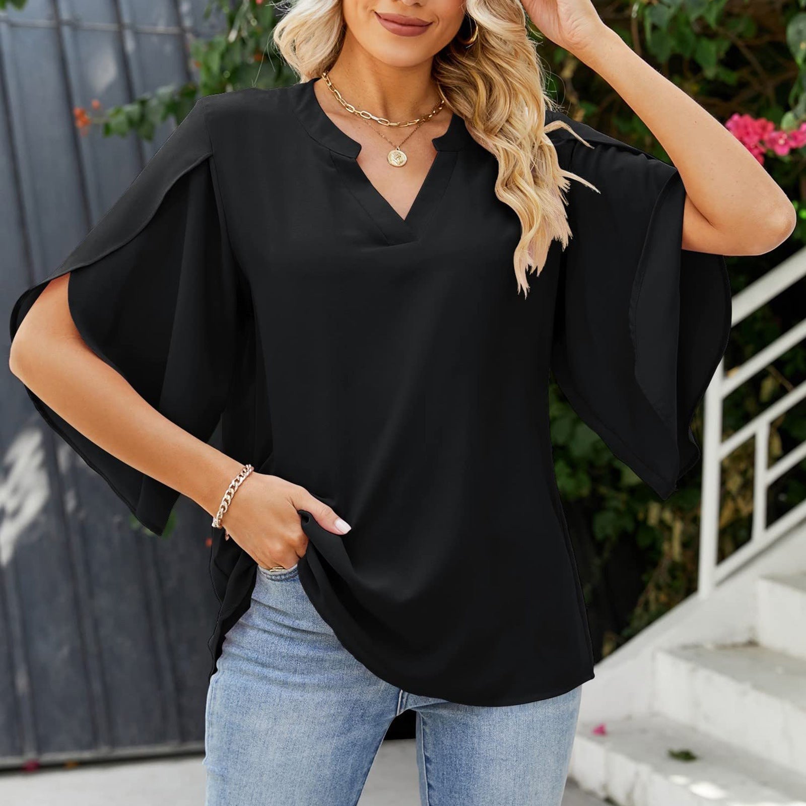 Stilla | Elegant V-hals Top