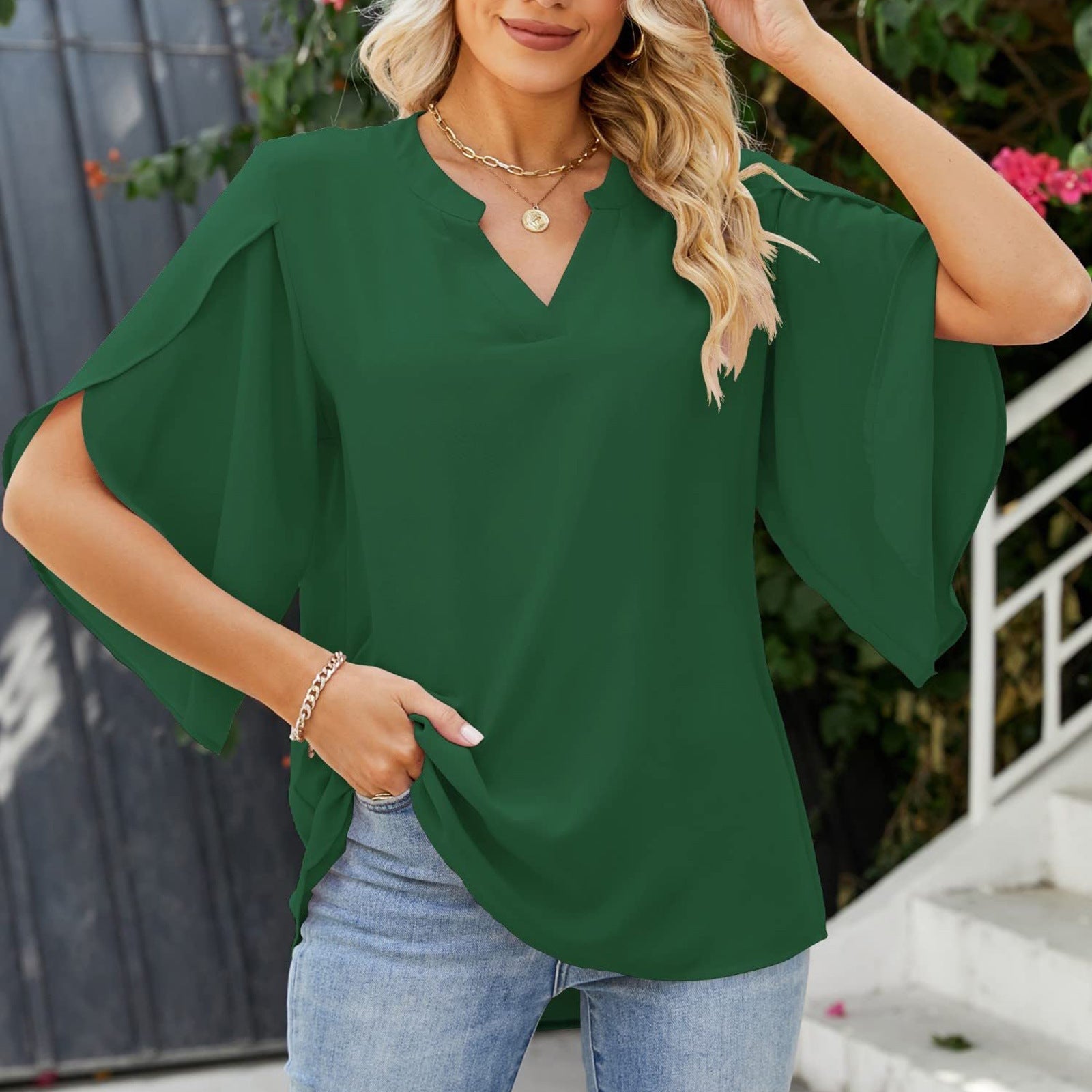 Stilla | Elegant V-hals Top