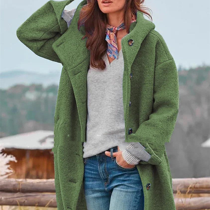 Stilla | Mode Enkel Tweed Trench Coat