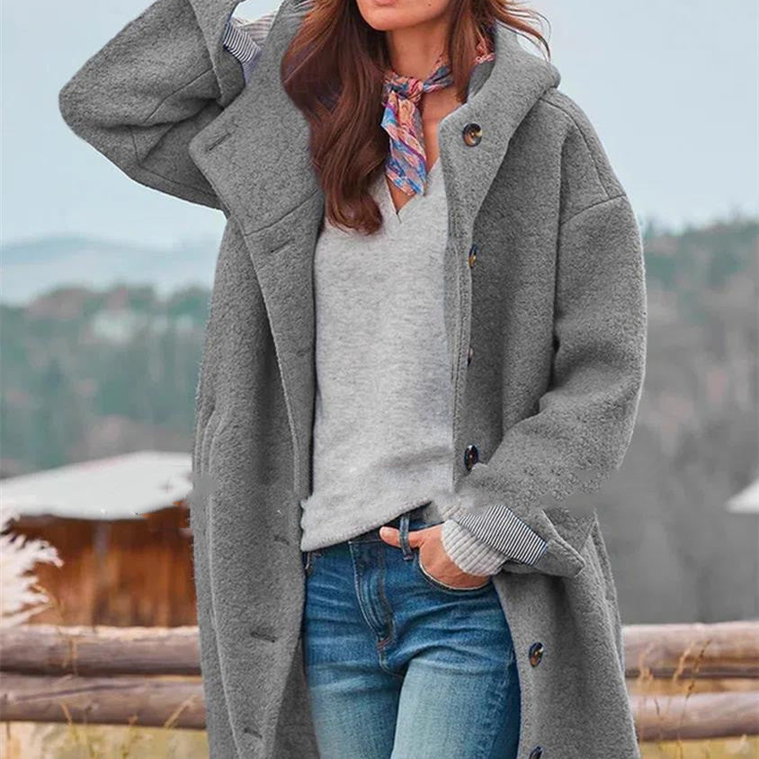 Stilla | Mode Enkel Tweed Trench Coat