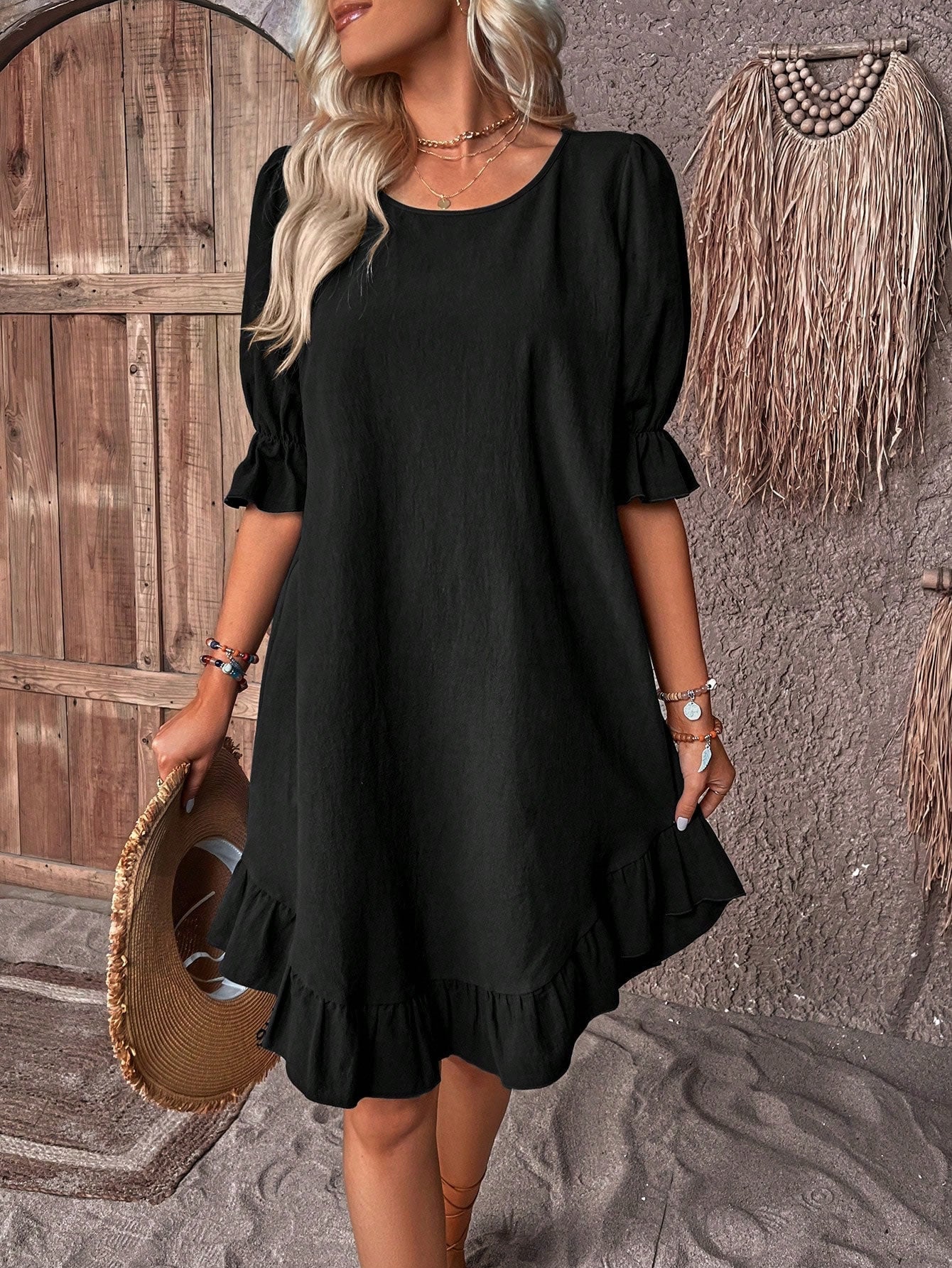 Stilla | Chic Elegant Midi Kjole Mode