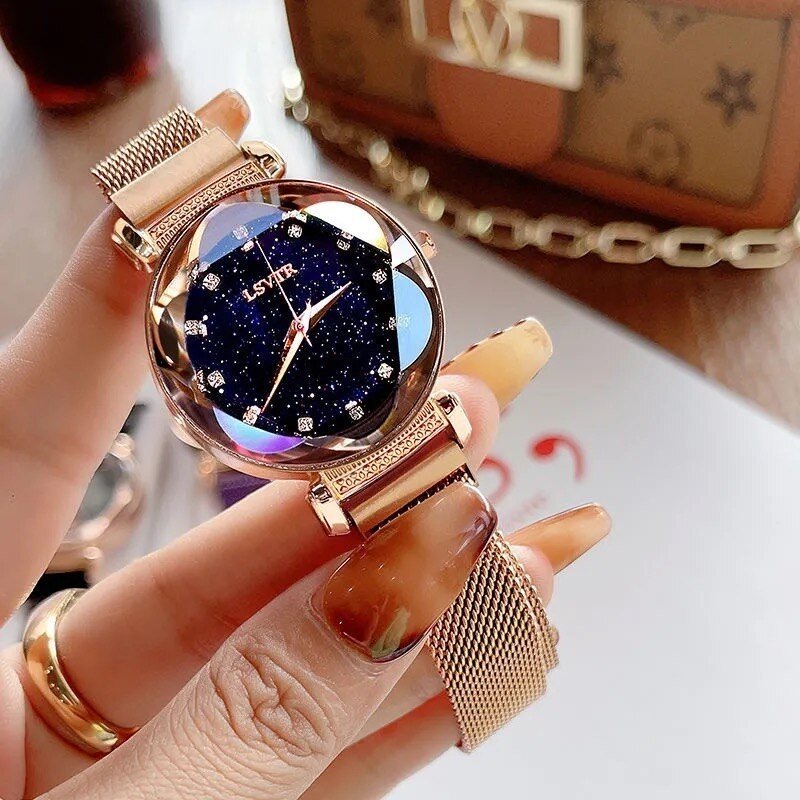Stilla | i krystal med magnetisk lukbar rem Galaxy look