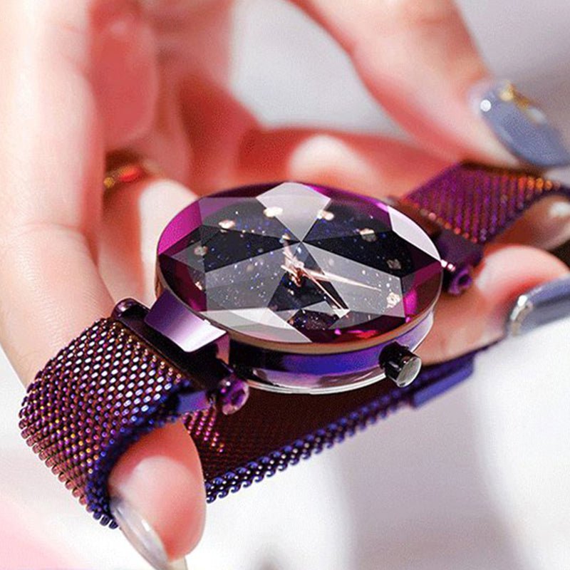 Stilla | i krystal med magnetisk lukbar rem Galaxy look