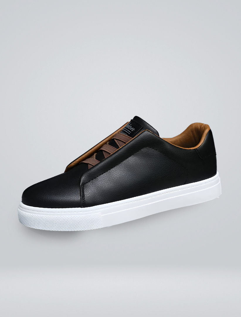Stilla | Høj Kvalitet Hvid Herresneaker i Læder på udsalg