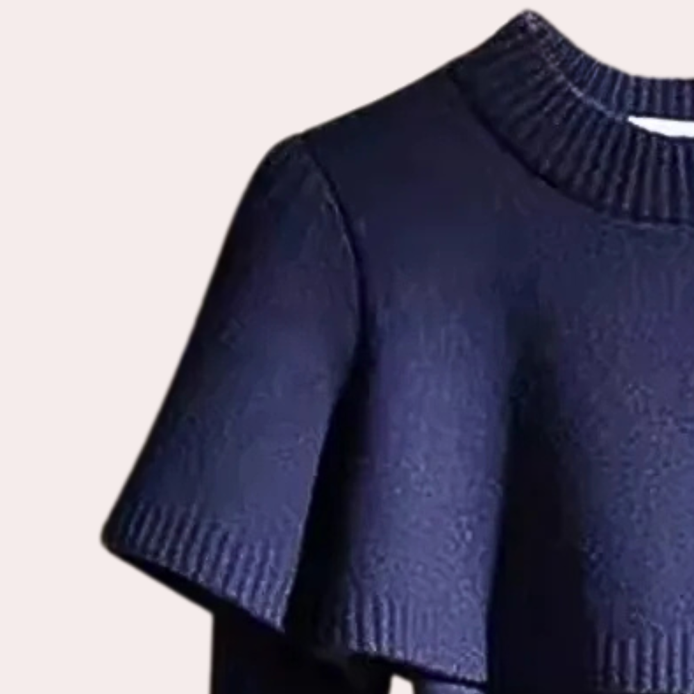 Stilla | Sofistikeret Sweater Med Bælte Til Kvinder