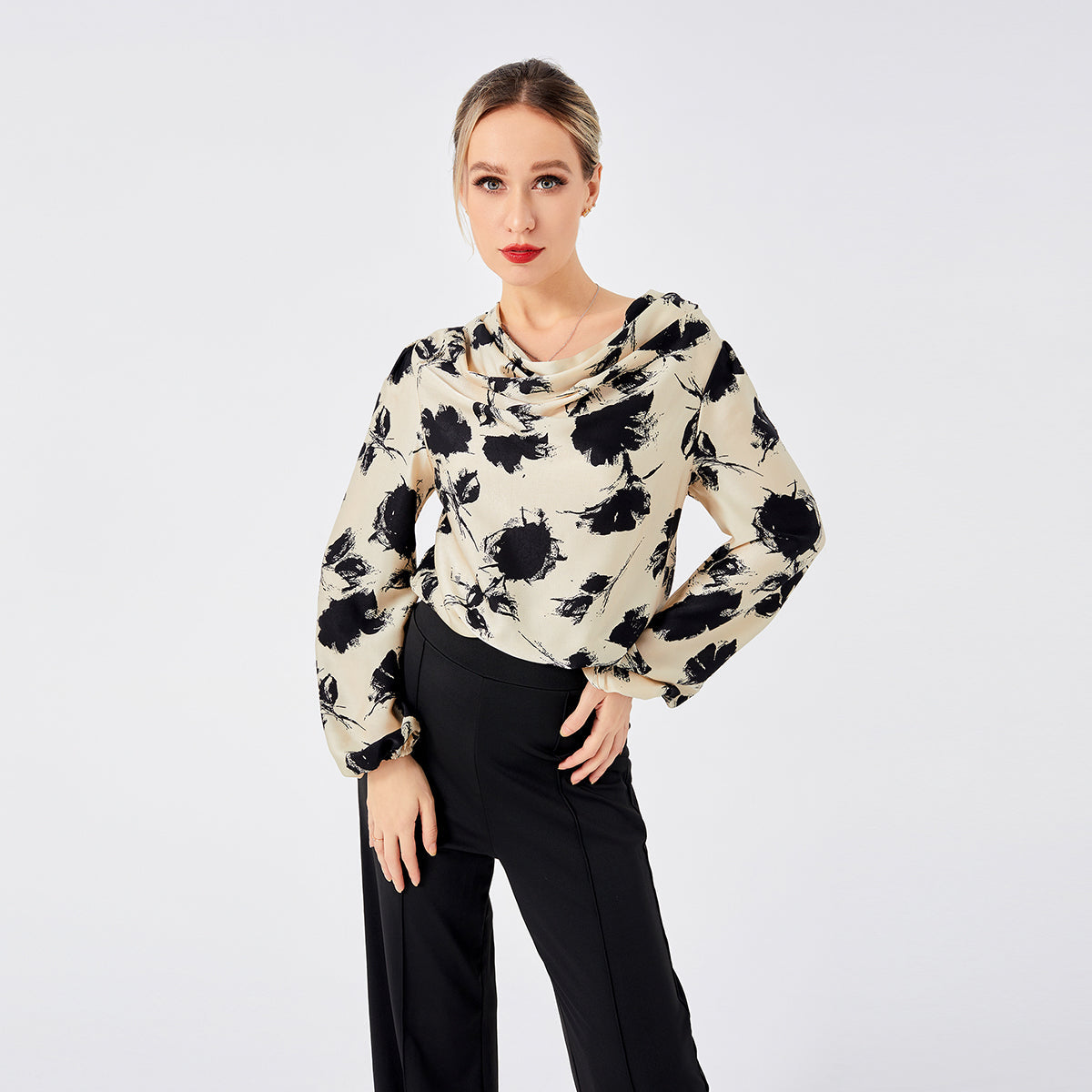 Stilla | Elegante Dames Print Bluse