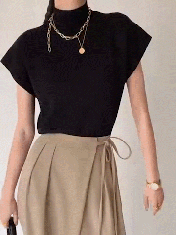 Stilla | Solid Pullover Sweater Vest Online Hot Salg