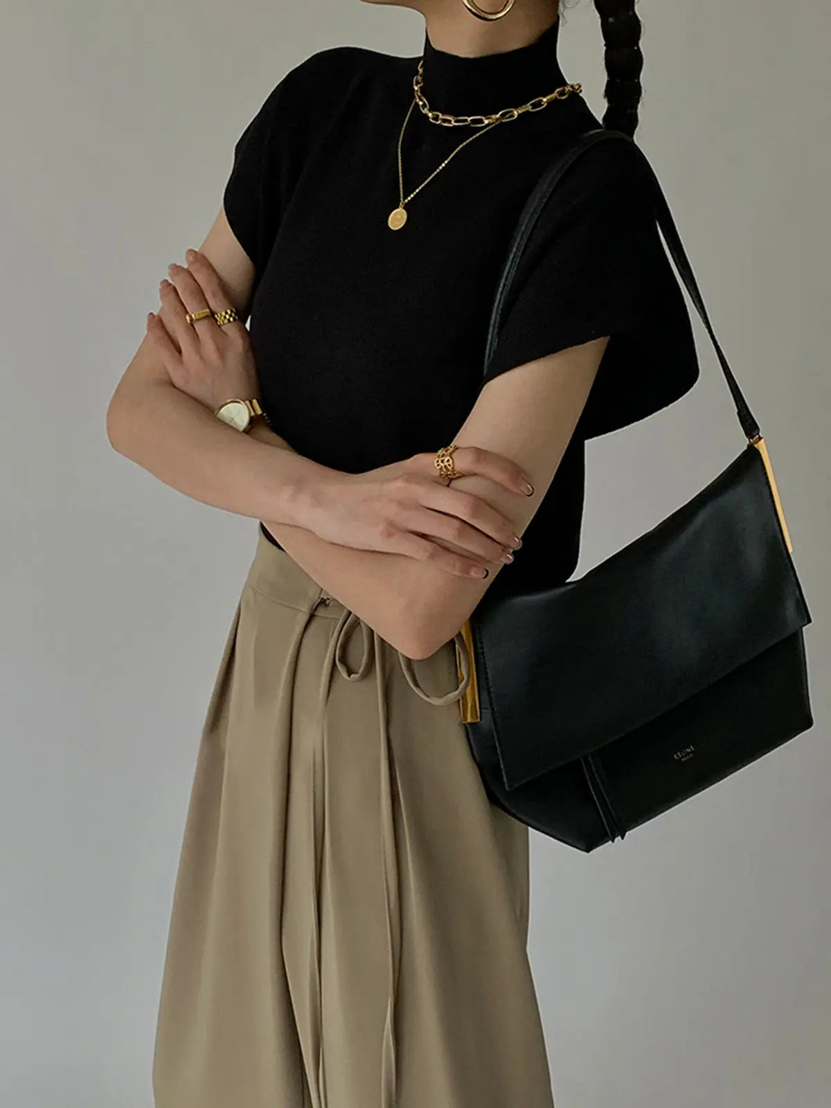 Stilla | Solid Pullover Sweater Vest Online Hot Salg