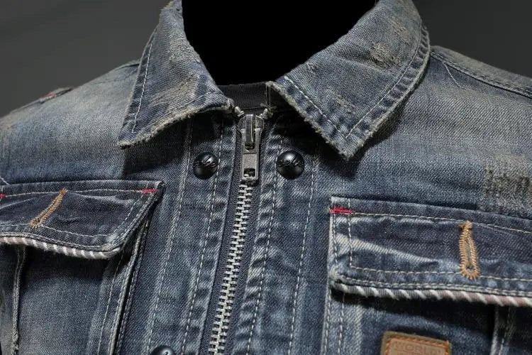 Stilla | Retro Denimjakke Hot på udsalg