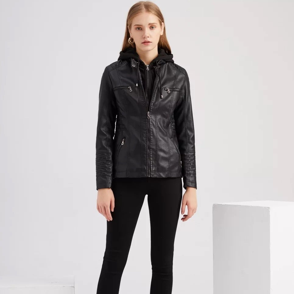 Stilla | Sporty Eco Læderjakke Online