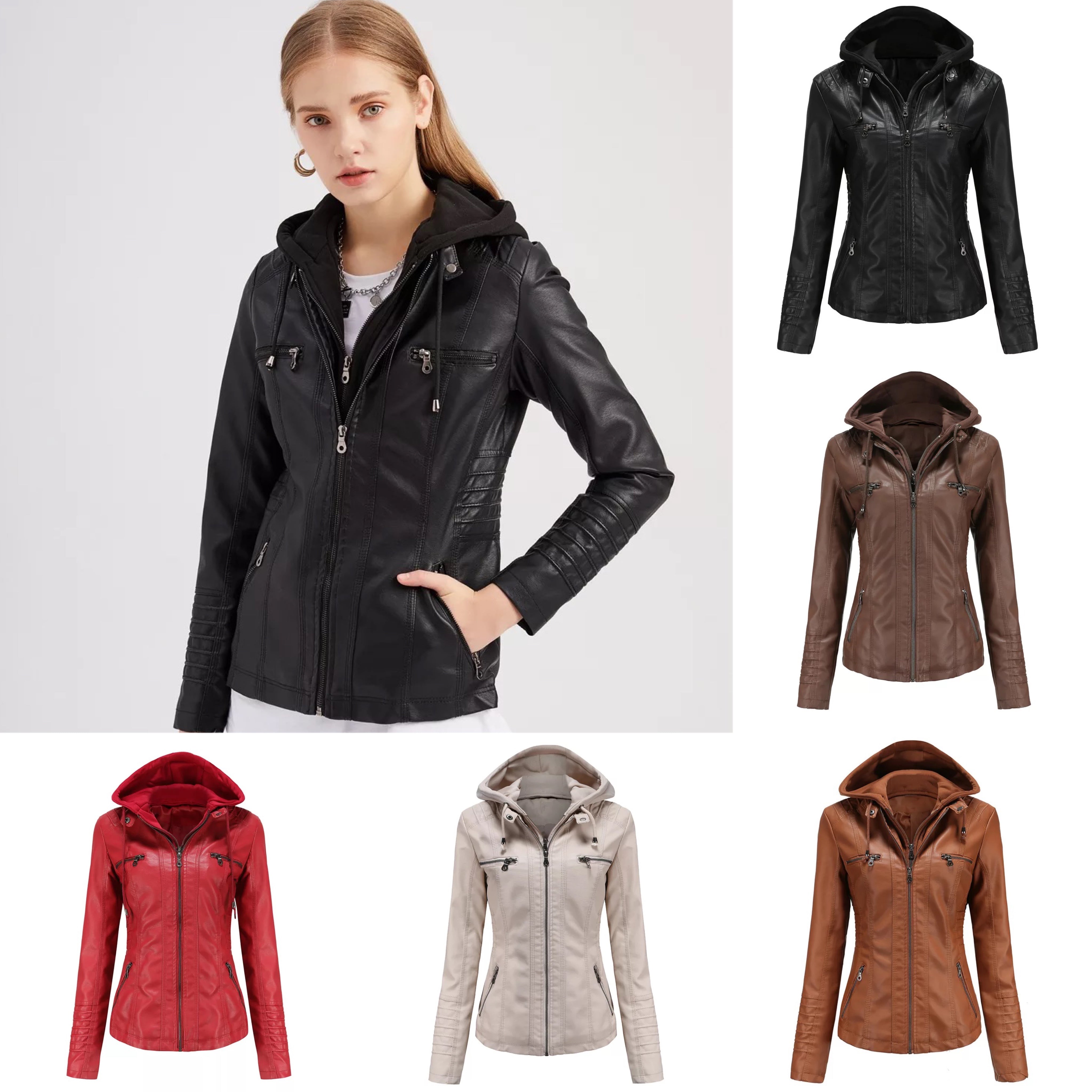 Stilla | Sporty Eco Læderjakke Online