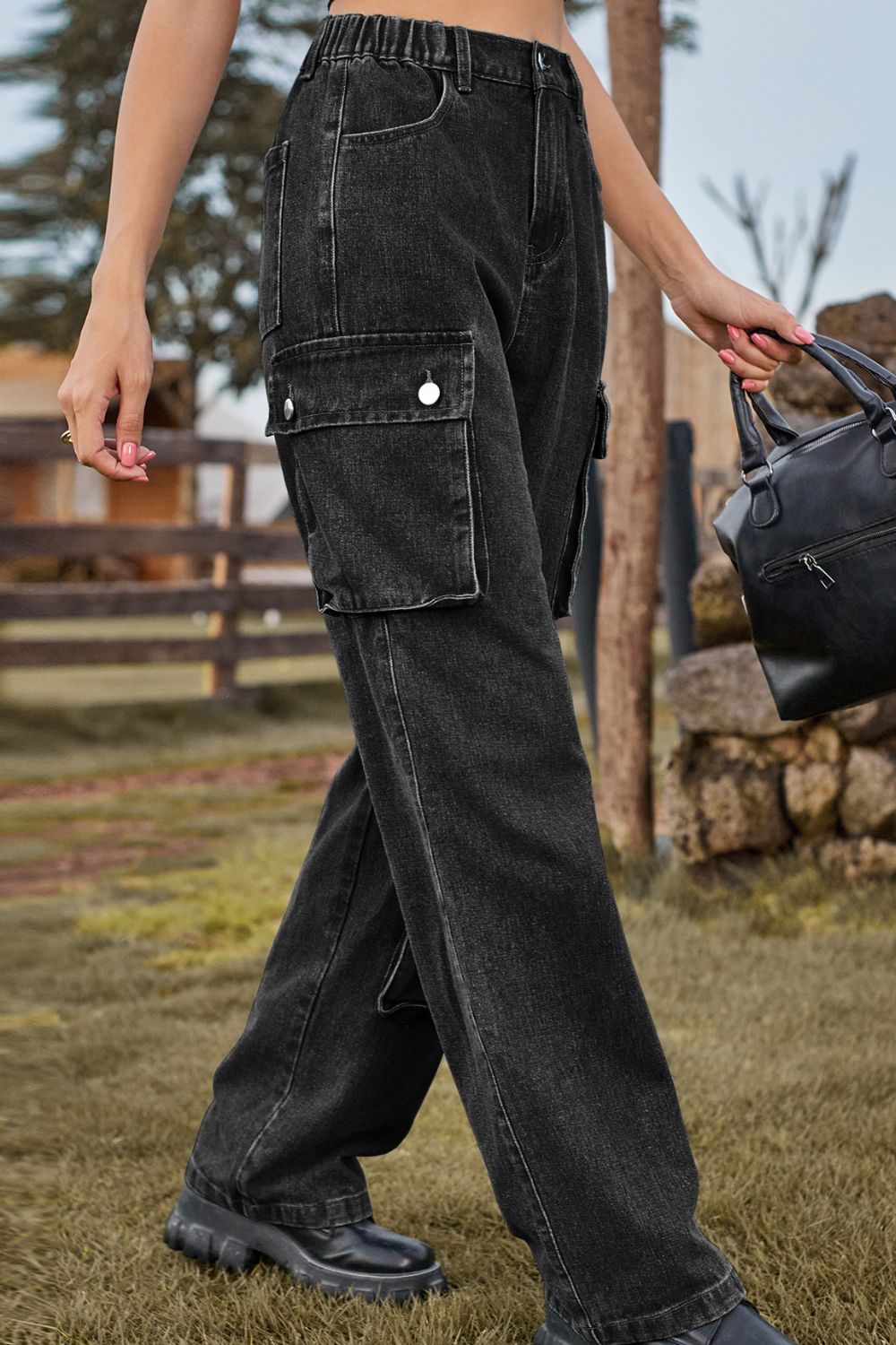 Stilla | Fit Lange Jeans Med Lommer Rabat