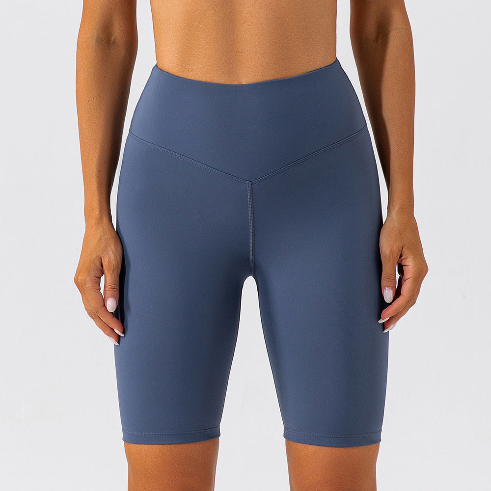 Stilla | High Waist Nude Feel Yoga Shorts Hip Lift, Hurtørrende Sports Cykelbukser Online nu