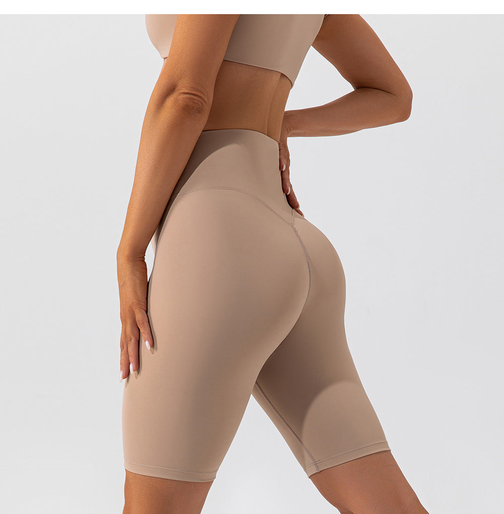 Stilla | High Waist Nude Feel Yoga Shorts Hip Lift, Hurtørrende Sports Cykelbukser Online nu