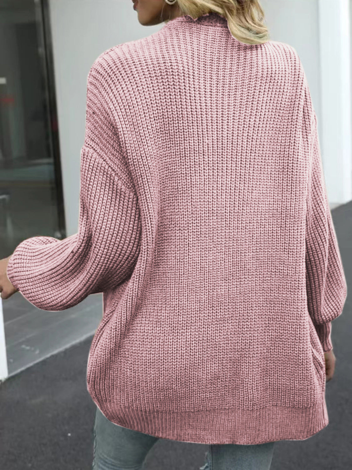 Stilla | Skulder Ballon Ærme Cardigan Online nu