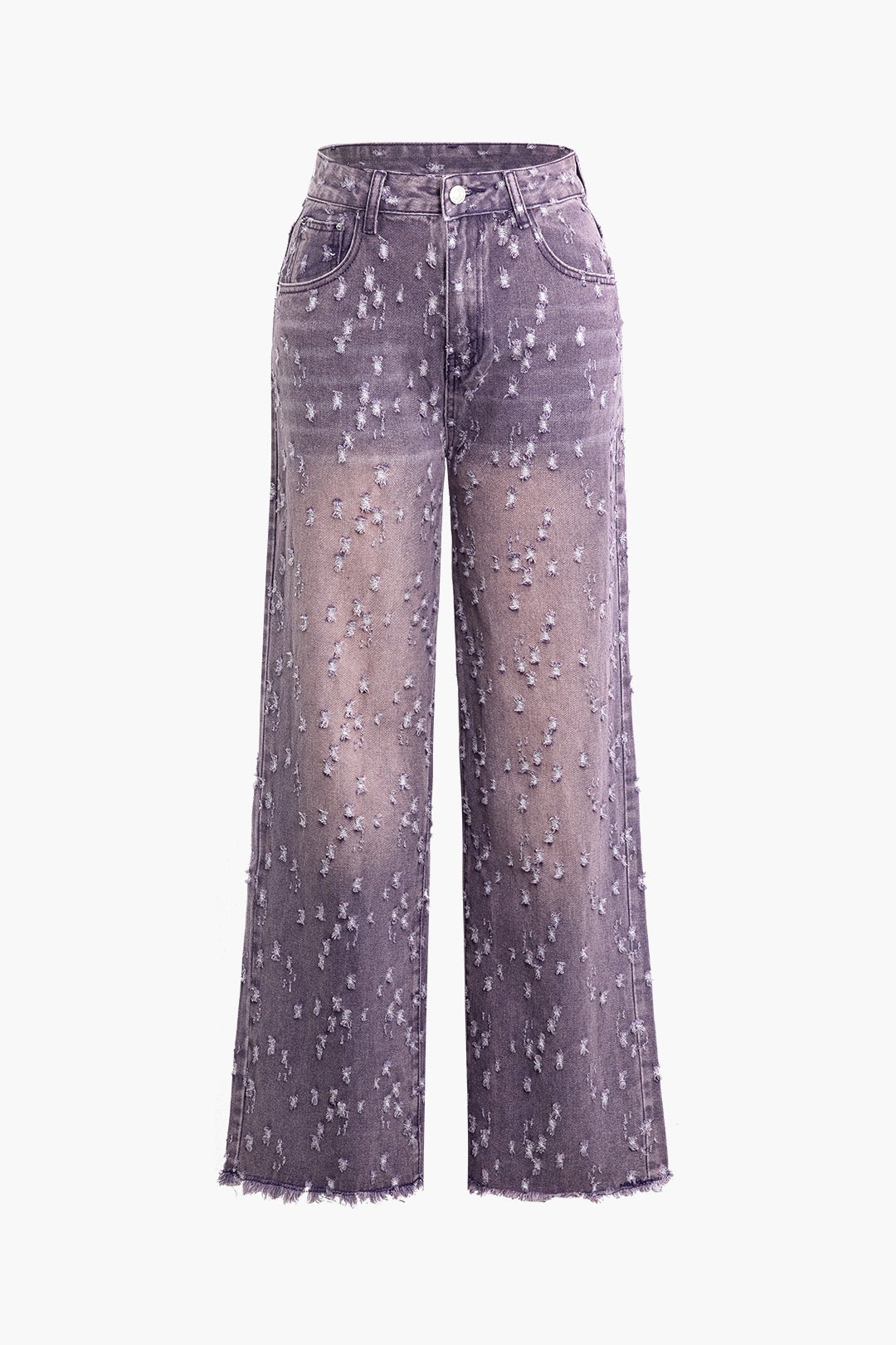 Stilla | Vaskede Wide Leg Jeans