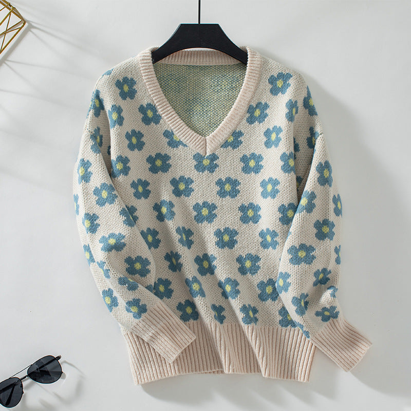 Stilla | Pullover med blomster mønster på udsalg