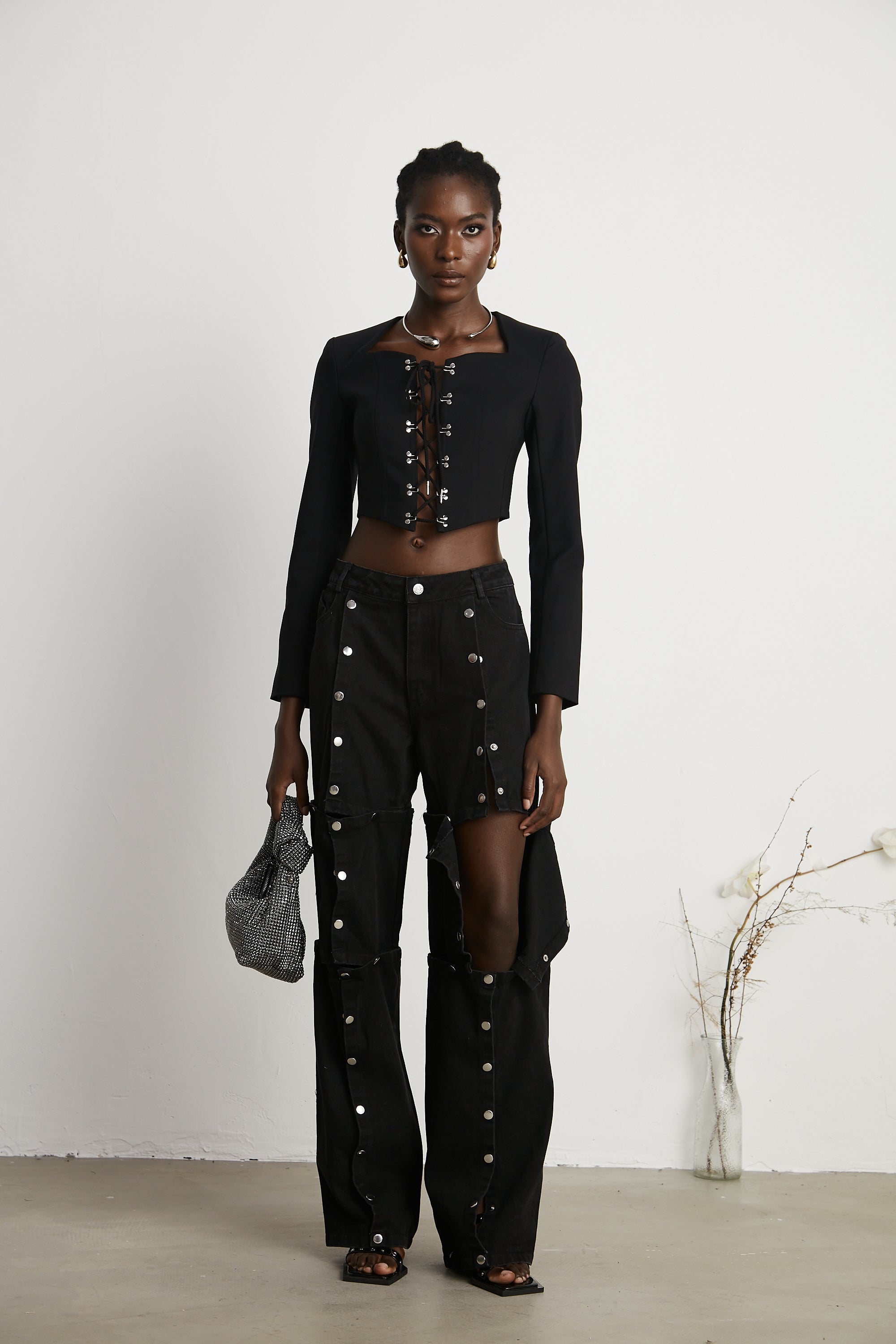Stilla | Snøre Cropped Jakke Online nu
