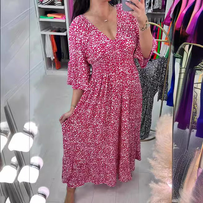 Stilla | Strand-Kjole Fake Strand Løs Lang Skirt Rabat